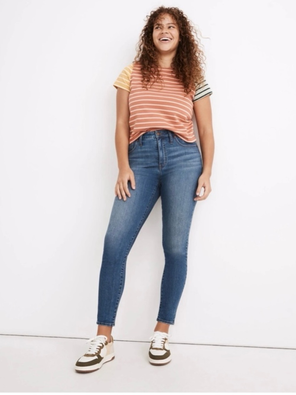 Madewell Curvy High-Rise Skinny Jeans in Lander Wash Size 28